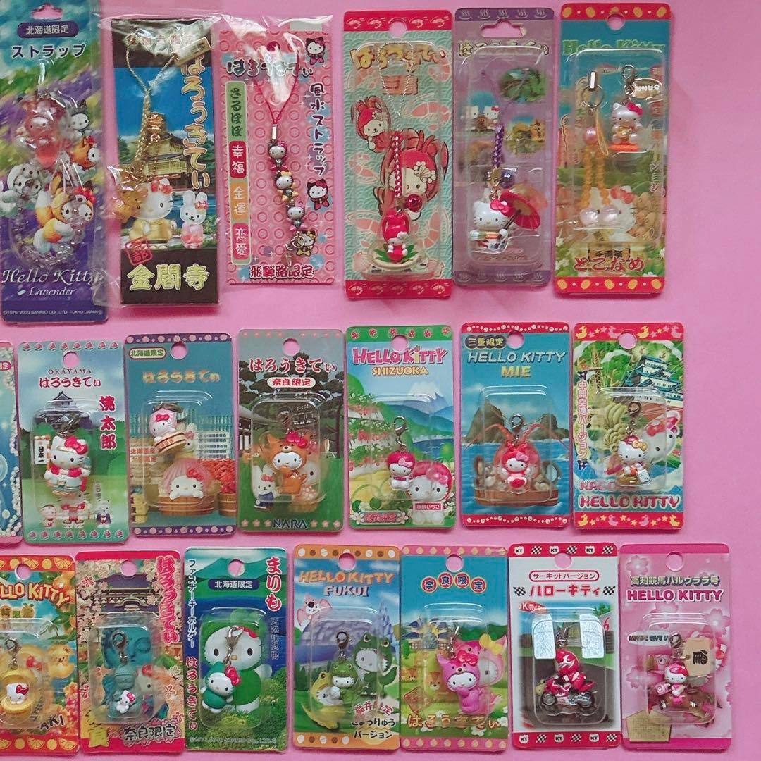 ♡ハローキティ kitty ご当地 根付け ボールペン ファスナーマスコット♡