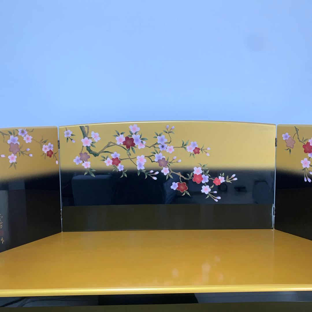 雛壇　屏風付き