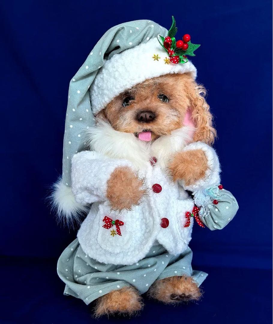 海外作家様作　アートドール　トイプードル