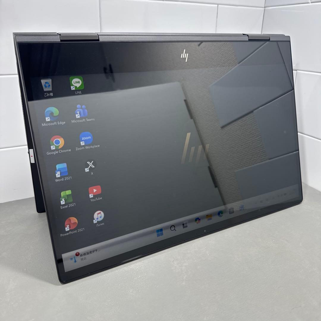 【超希少】HP/ENVYアッシュブラックx360☘Ryzen5NVMe512