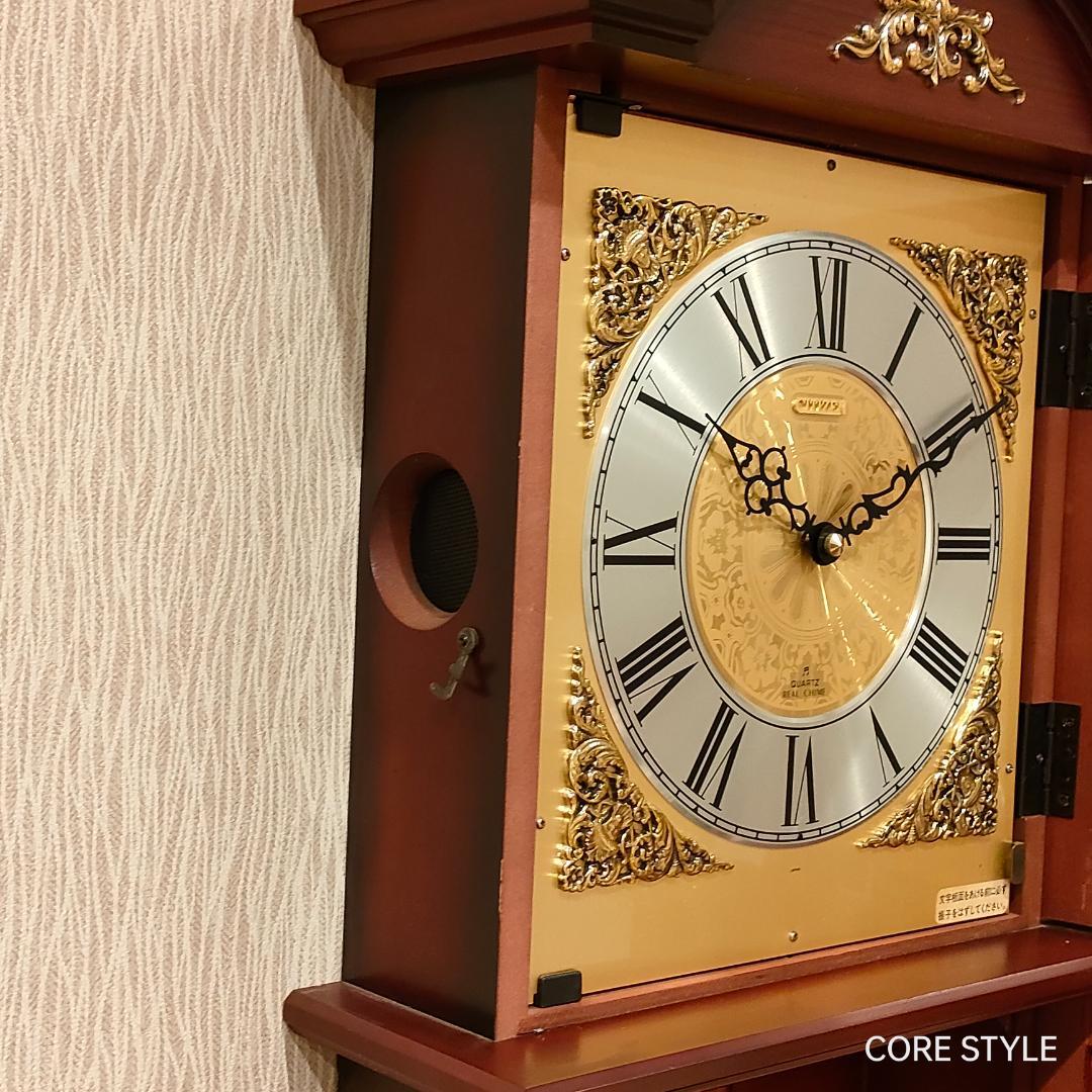 ビンテージCITIZEN　振り子時計　掛時計　柱時計　クラシック S5