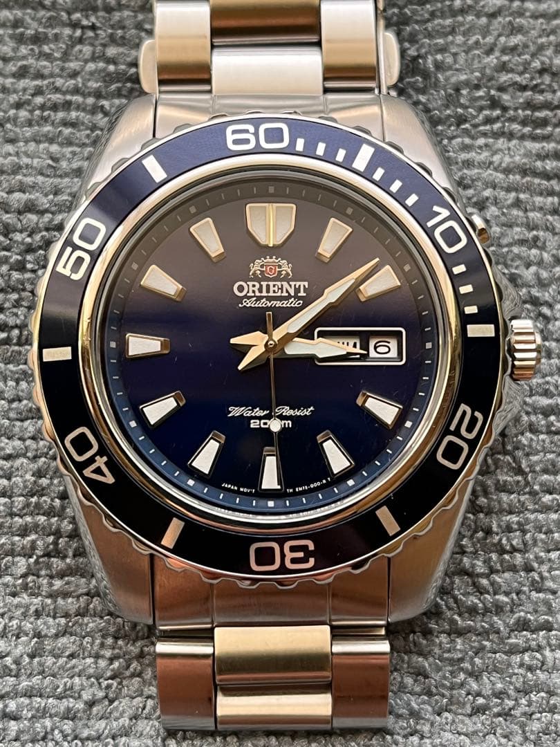 ORIENT 自動巻き 腕時計 ブルー
