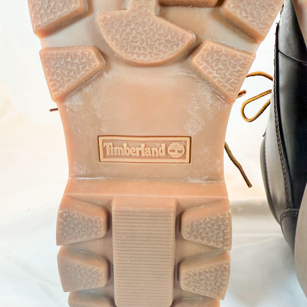 【美品】Timberland モックトゥ レザーシューズ 茶 27cm