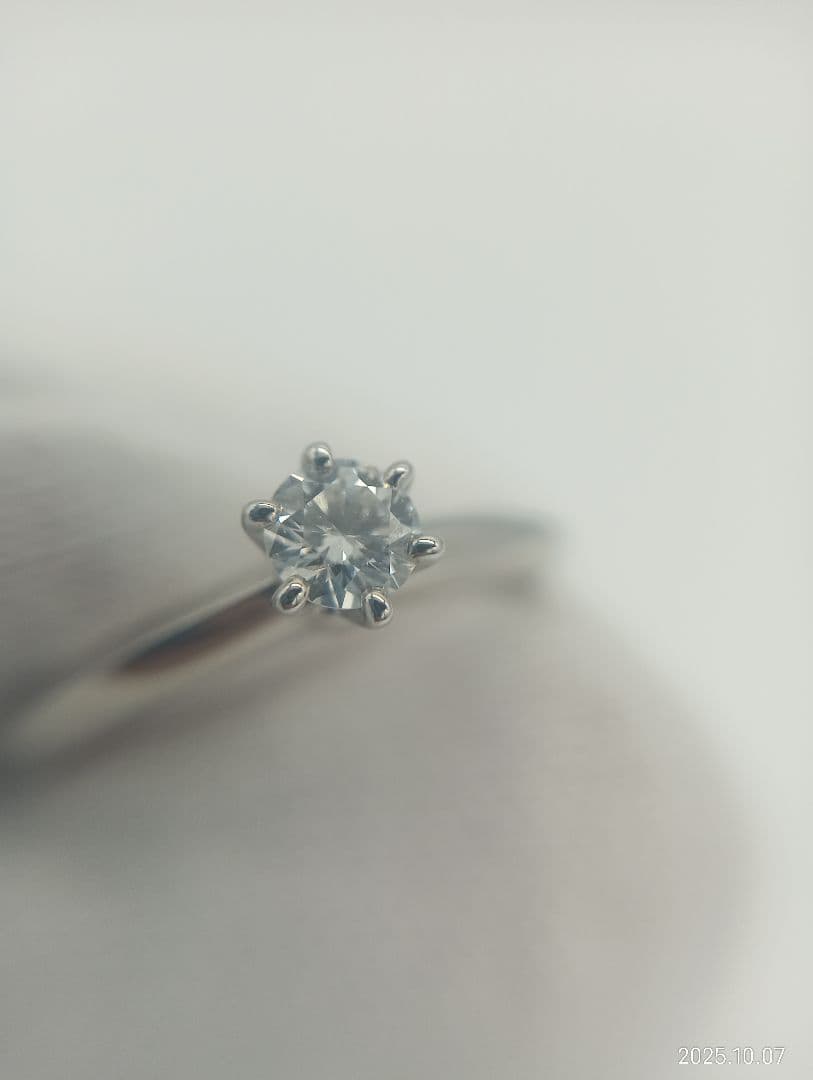 Tiffany & Co. 0.18ct プラチナリング
