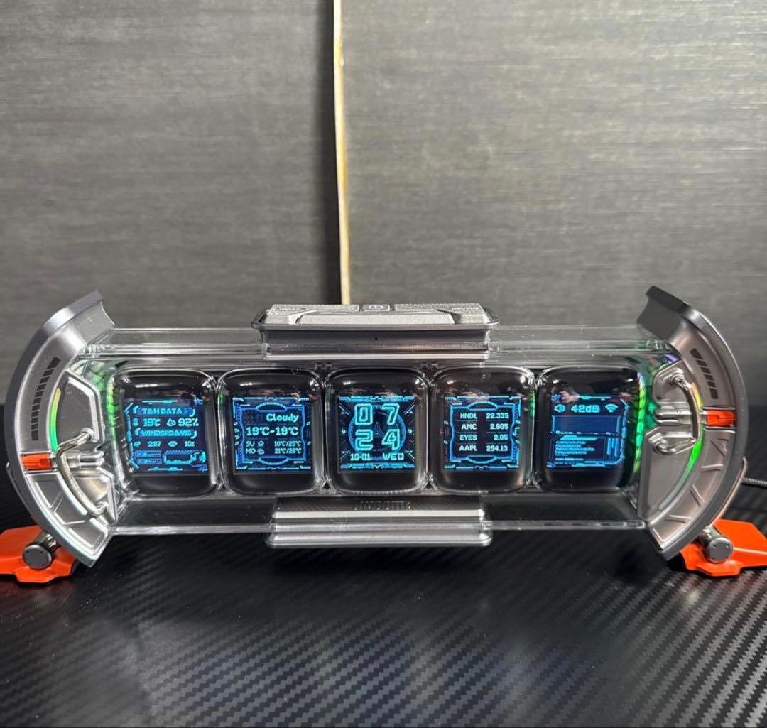 インテリア時計 Divoom Times Gate