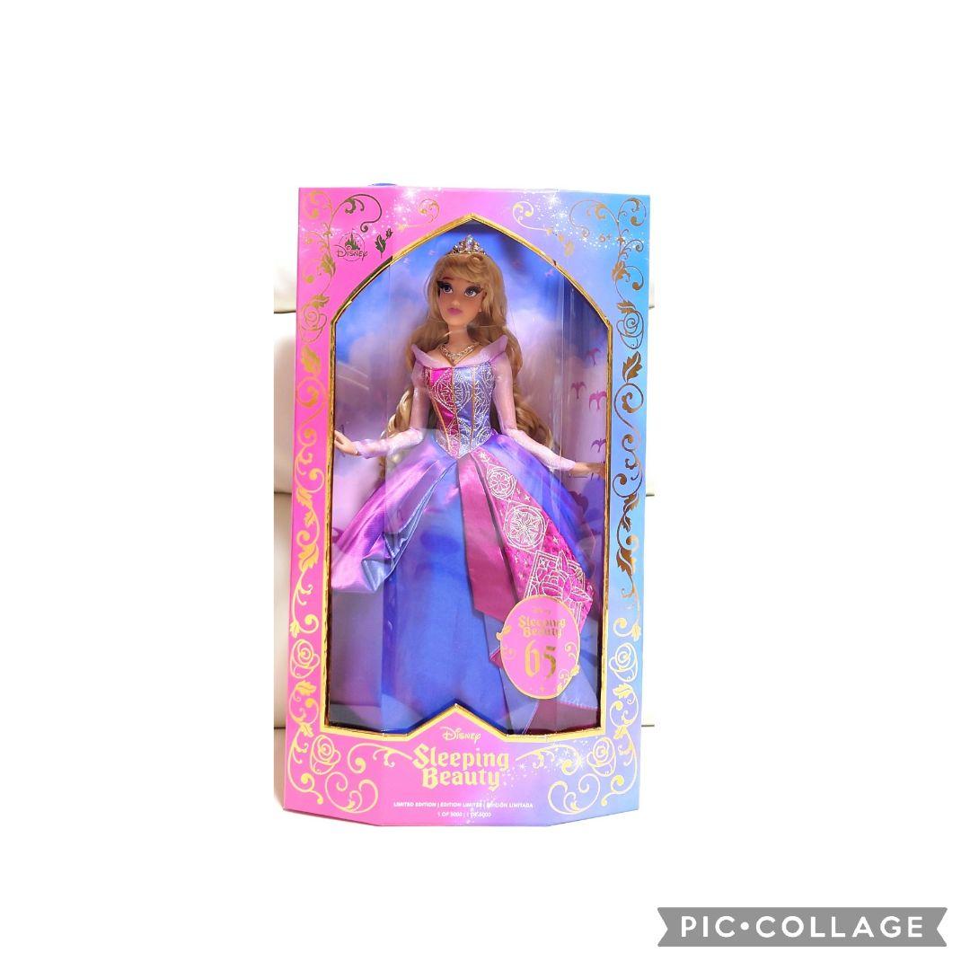 眠れる森の美女　リミテッドドール　ディズニーストア　オーロラ姫　65周年