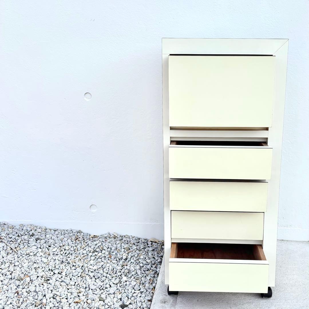 シェルフ チェスト 引出し キャスター付 ポストモダン