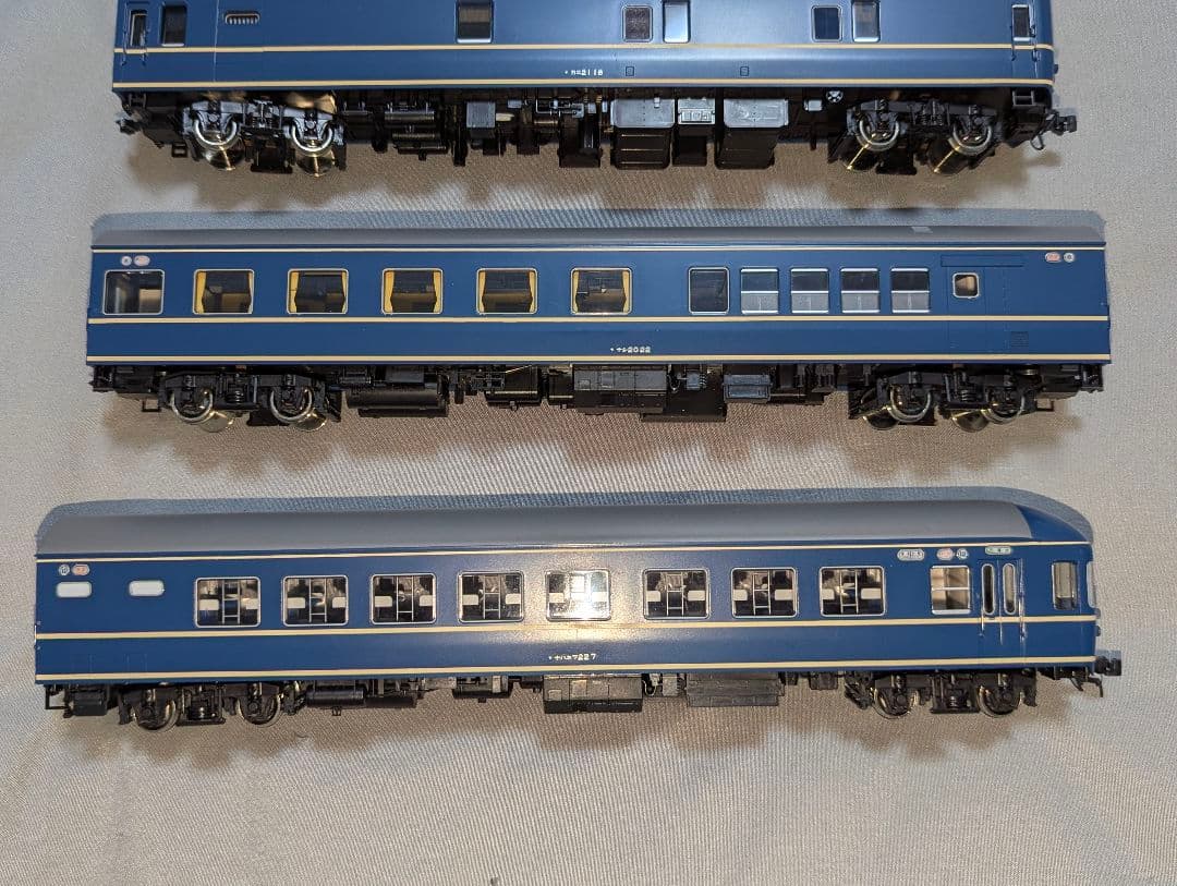 KATO　２０系特急形寝台客車 【3-504】４両基本セット　HO １６番ゲージ