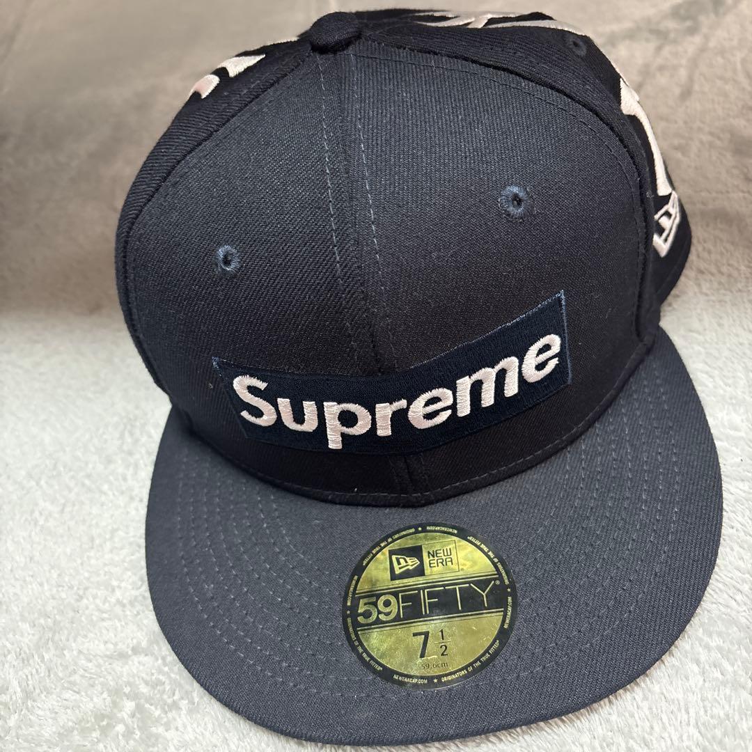 シュプリーム ニューエラ Box Logo キャップ MLB 7 1/2