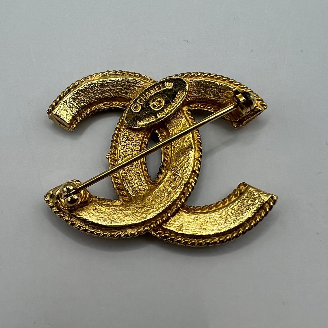 【未使用に近い/箱付き】シャネル ブローチ ココマーク ヴィンテージ 1109