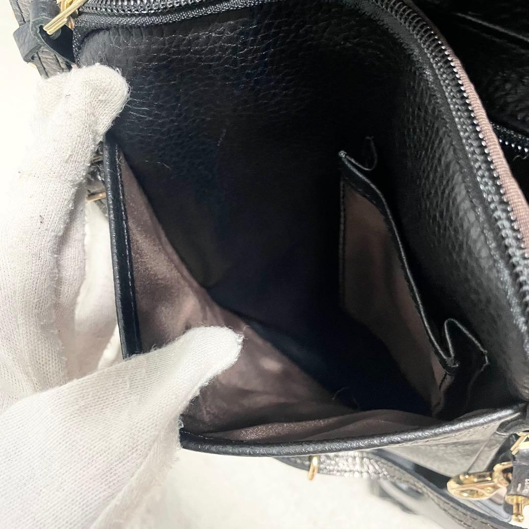 美品 ルコンド レザー 本革 キャリーケース ブラック 黒 大容量 多機能 金具