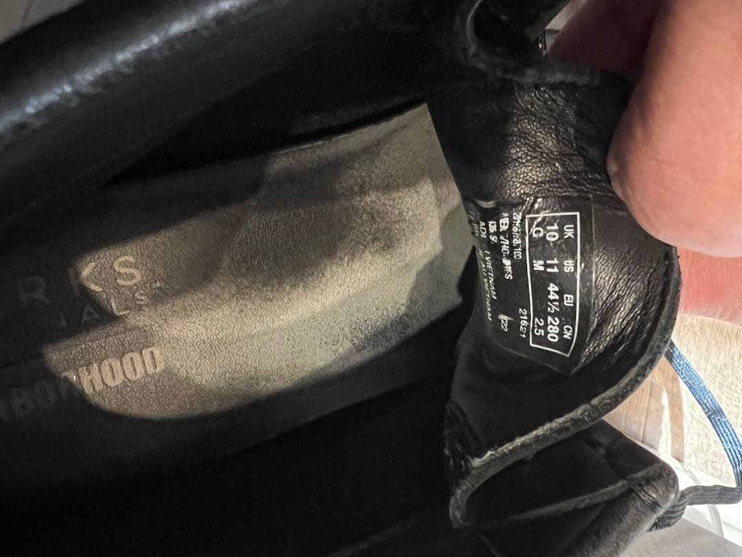 クラークス✖️ネイバーフッド　黒 スウェード