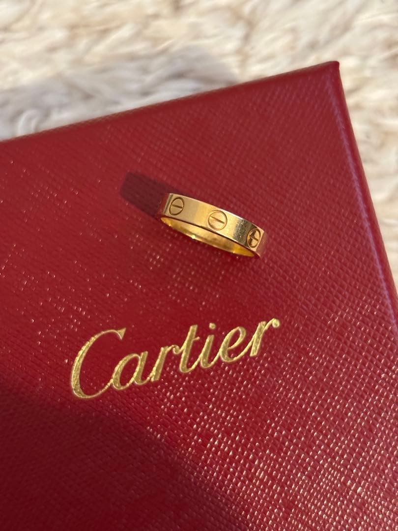 カルティエ Cartier ミニラブリング　ピンクゴールド　48
