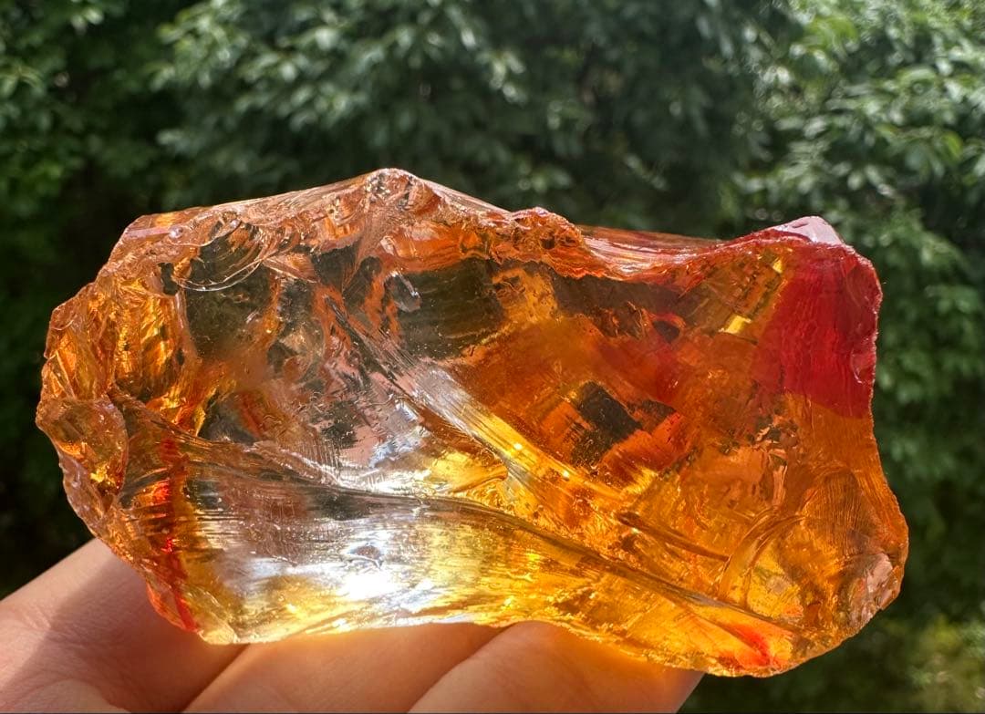 アンダラクリスタル　マルチカラー　オレンジ　ジャワ島　高次元瞑想　レムリアン