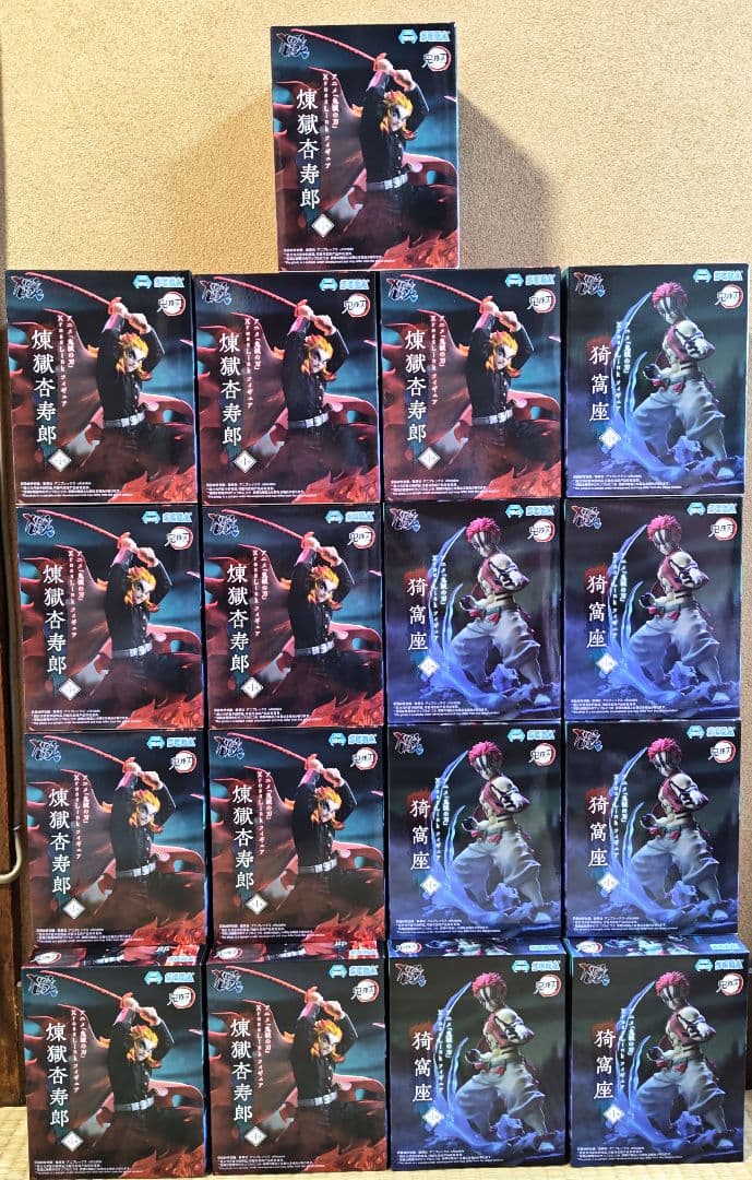鬼滅の刃　XrossLinkフィギュア　煉獄杏寿郎　猗窩座　まとめ売り17体