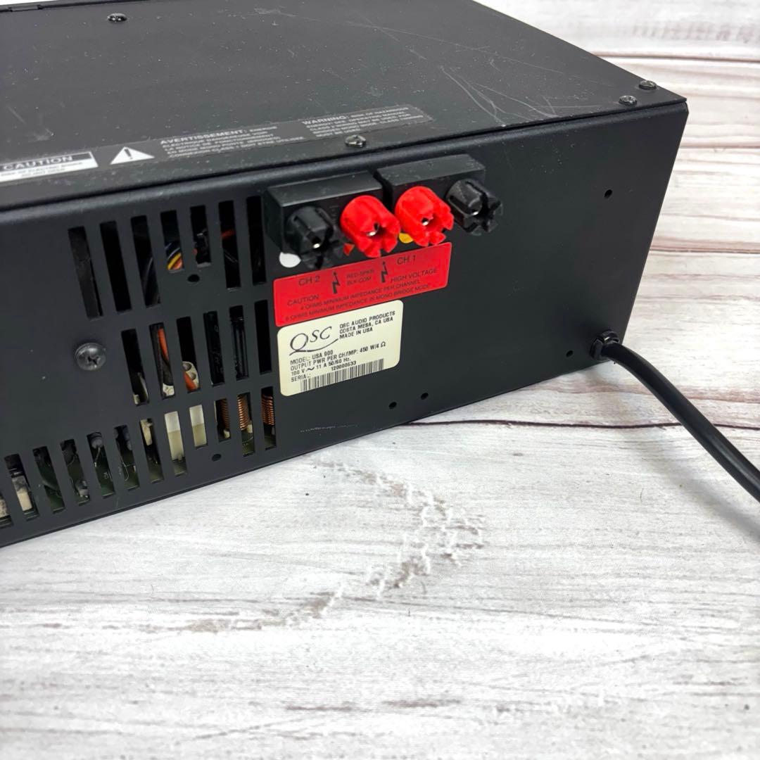 QSC USA 900 パワーアンプ ②
