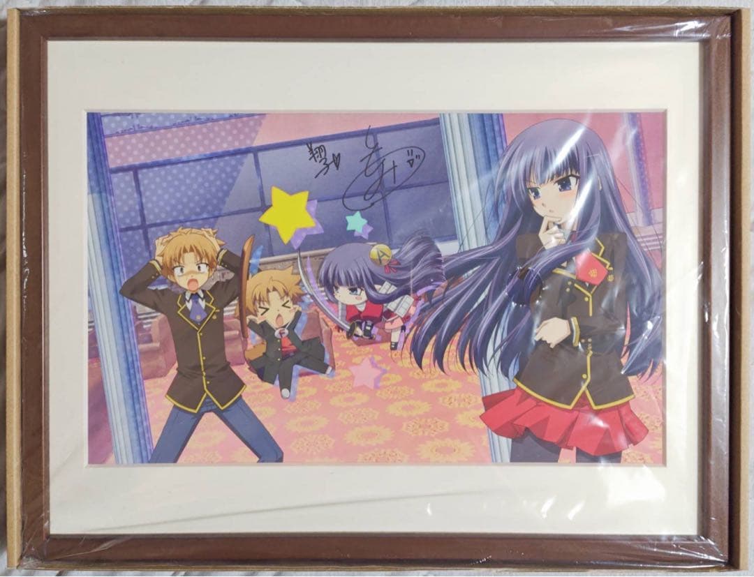 バカとテストと召喚獣 磯村知美 (霧島翔子) 直筆サイン入り 複製原画