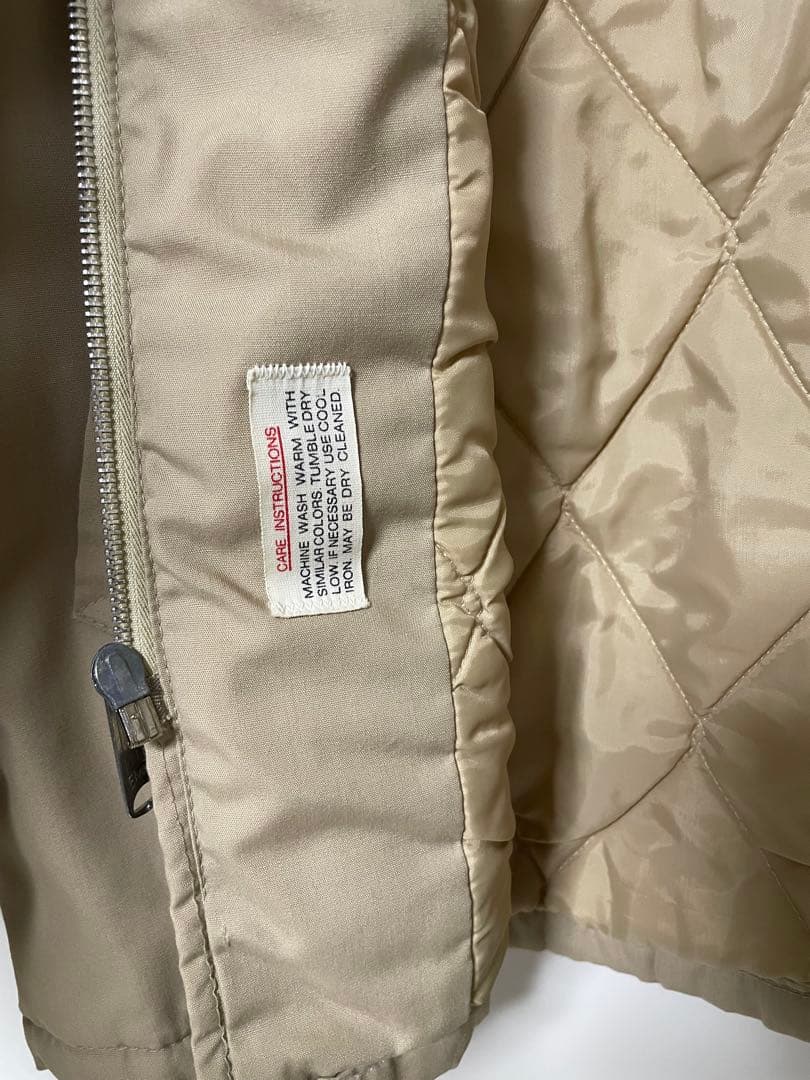 70s/Sears / ファラオジャケット/L/カーキ/カーコート/アメリカ製