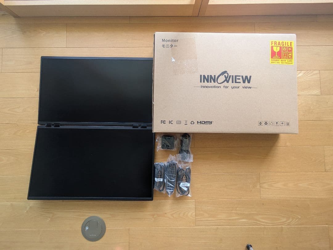 InnoView デュアル モバイルモニター 23.8インチ