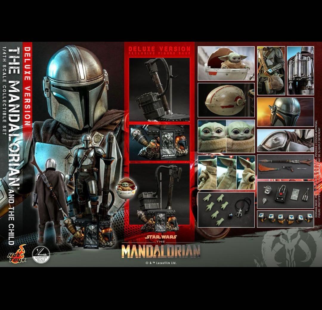 クオーター・スケール マンダロリアン＆ザ・チャイルド（２体セット）［ボーナス付］