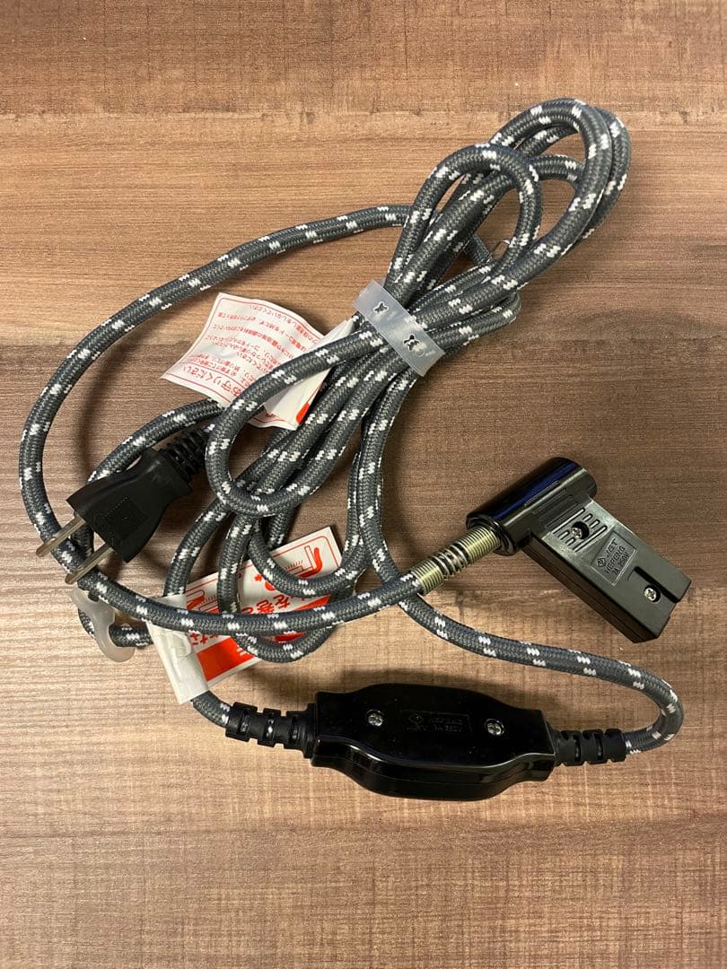 【中古】オシャレ古材風アイアンこたつテーブル/継ぎ脚付/120ｘ60cm