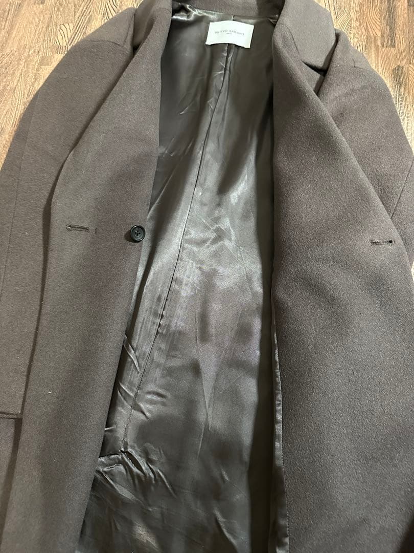 極美品【UNITED ARROWS】BIGテーラードコート MOCA