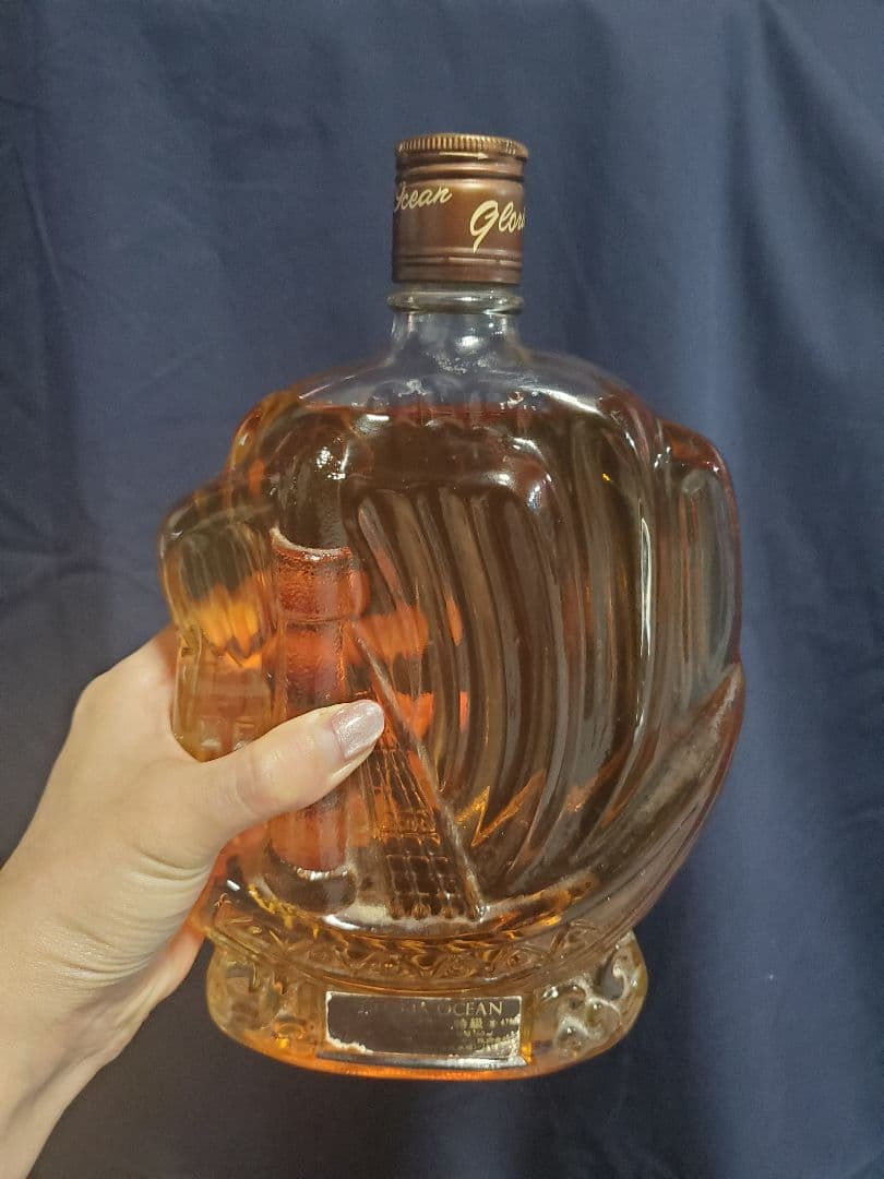 GLORIAOCEANシップボトル760㎖ジョニーウォーカーブラックラベル12年