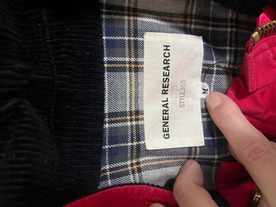 98年　ジェネラルリサーチ　パラサイト　ハンティングジャケット　m