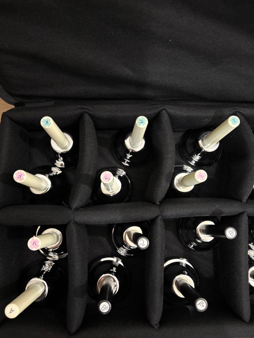 ハンドベルセット　23音　シルバー　キョーリツコーポレーション