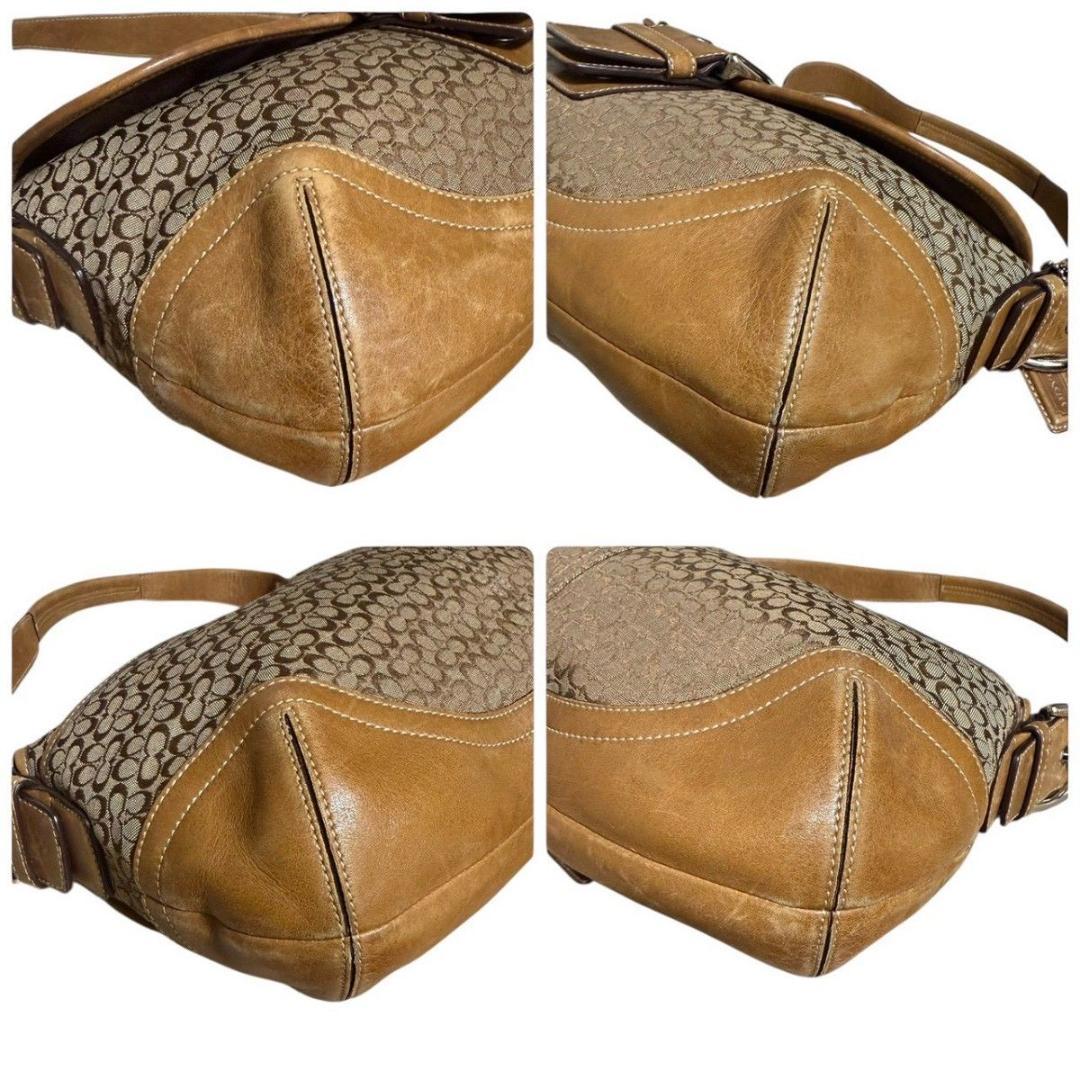 コーチ ショルダーバッグ ワンショルダー キャンバス ブラウン ソーホー