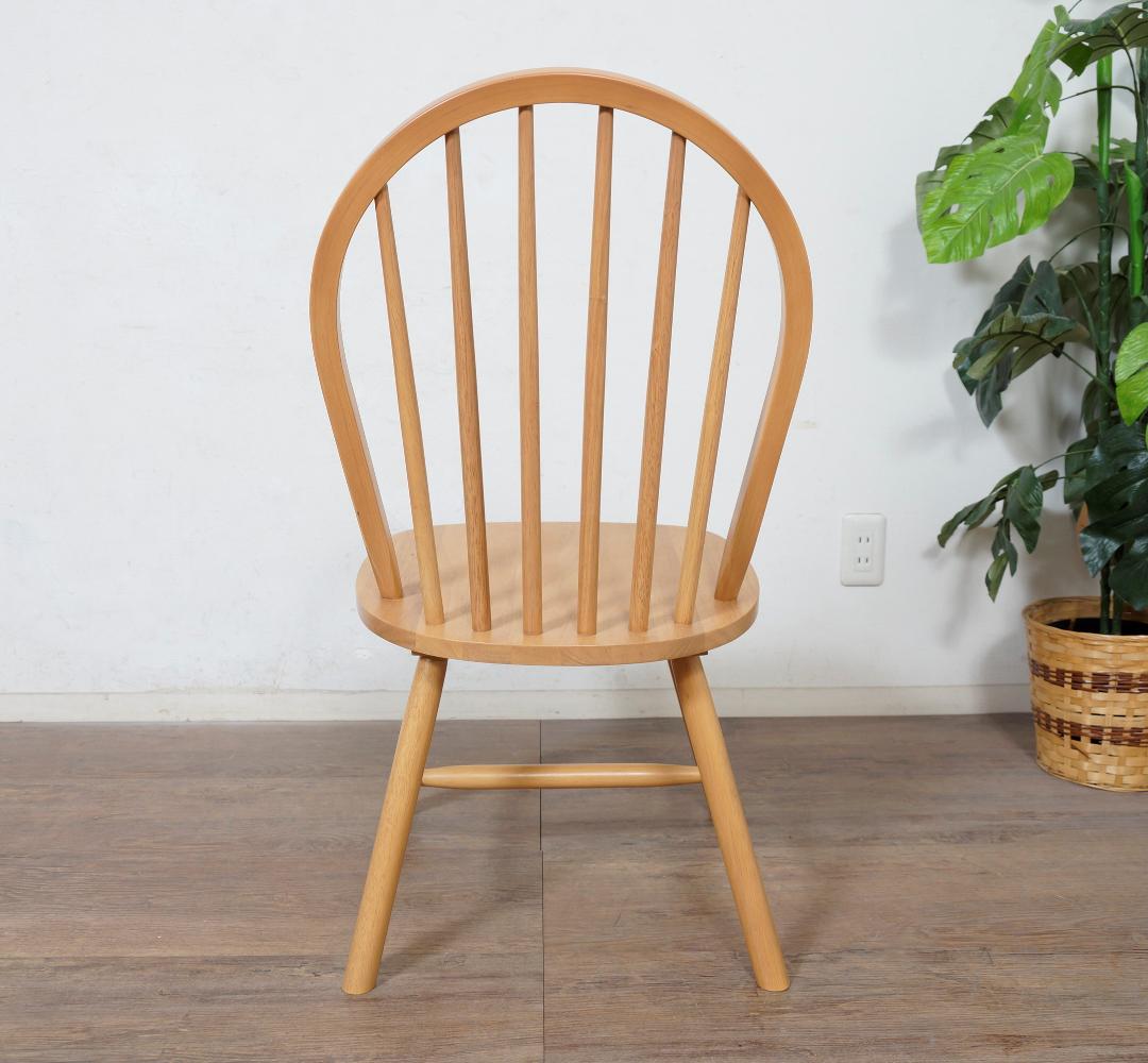 Pangrum ダイニングチェアー　ウィンザーチェア 背部丸型 2脚セット