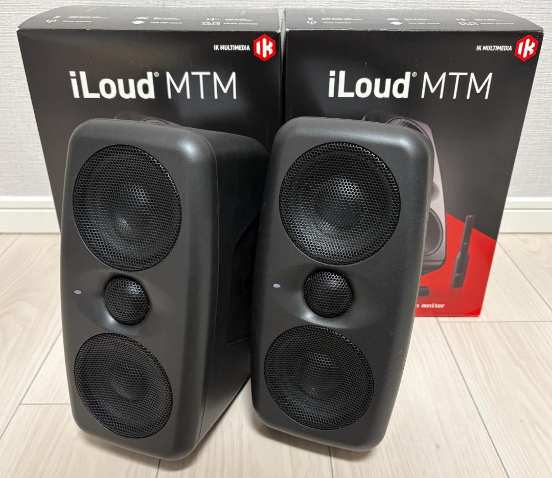 IK Multimedia iLoud MTM ブラック スピーカー ペア