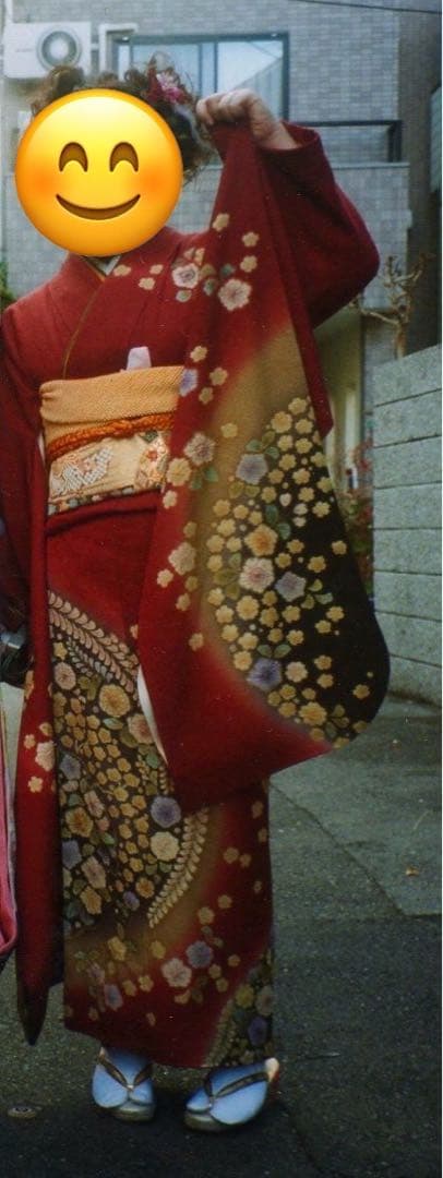 辻が花 振袖 長襦袢以外フルセット