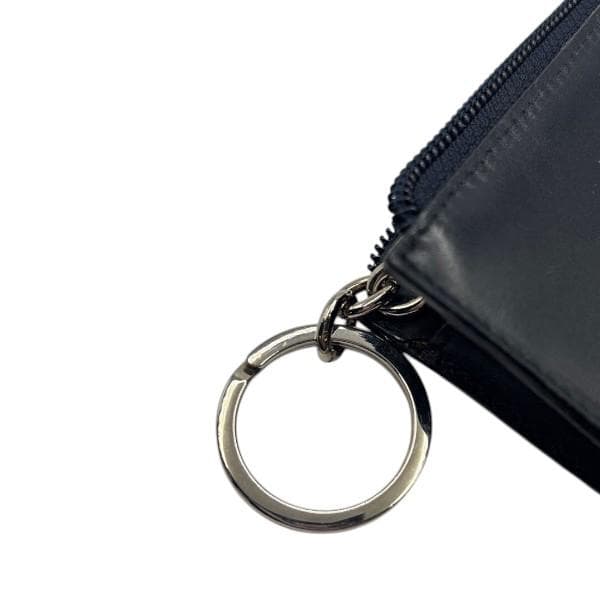 ✈大きめ ガンチーニ　フェラガモ　レザー　ケース　小銭入れ　キーリング　黒