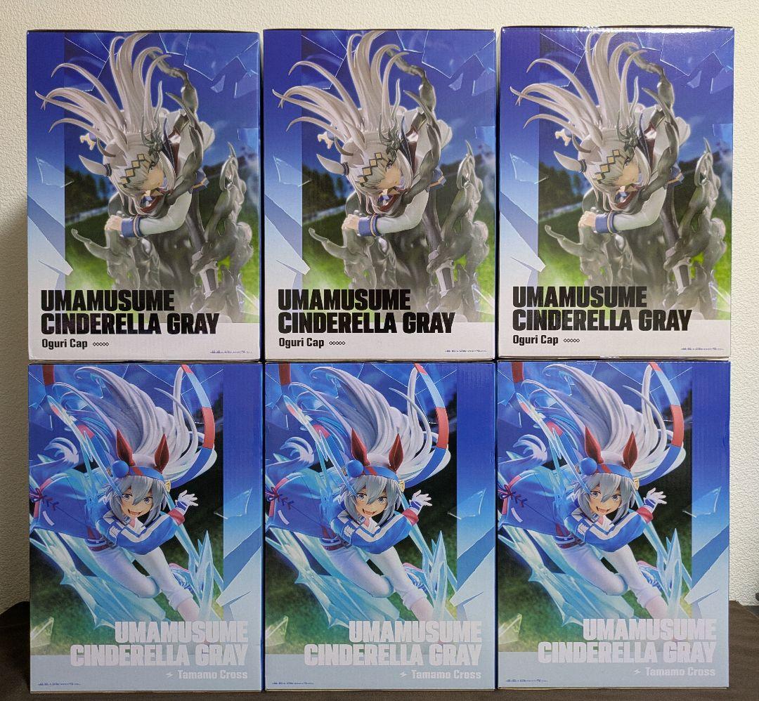 ウマ娘シンデレラグレイ オグリキャップ タマモクロス フィギュア6点セット