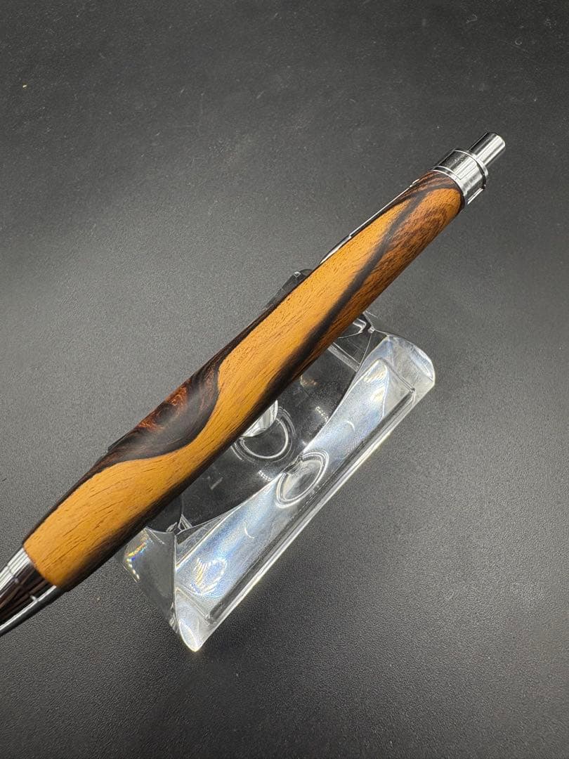 493デザートアイアンウッド　杢あり　木軸シャーペン　ボールペン