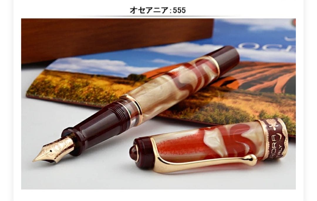 ウインターセール28日まで　限定　アウロラ　限定7500本 万年筆 大陸シリーズ