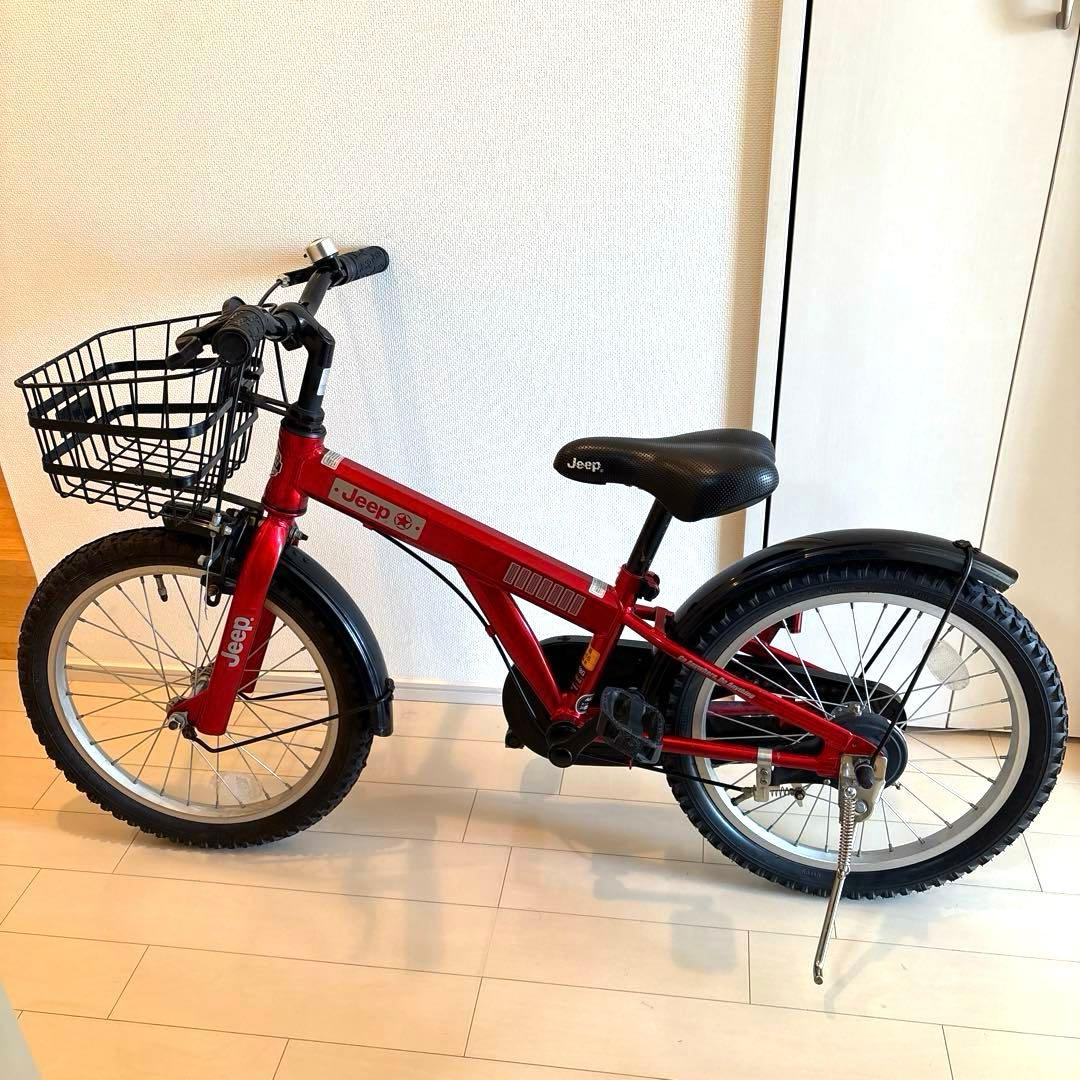 kaas　　自転車　Jeep 18インチ レッド