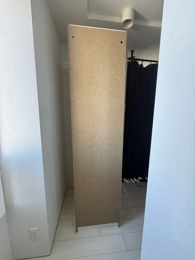 IKEA PAX ワードローブ キャビネット ミラー扉付き ホワイ50cm幅