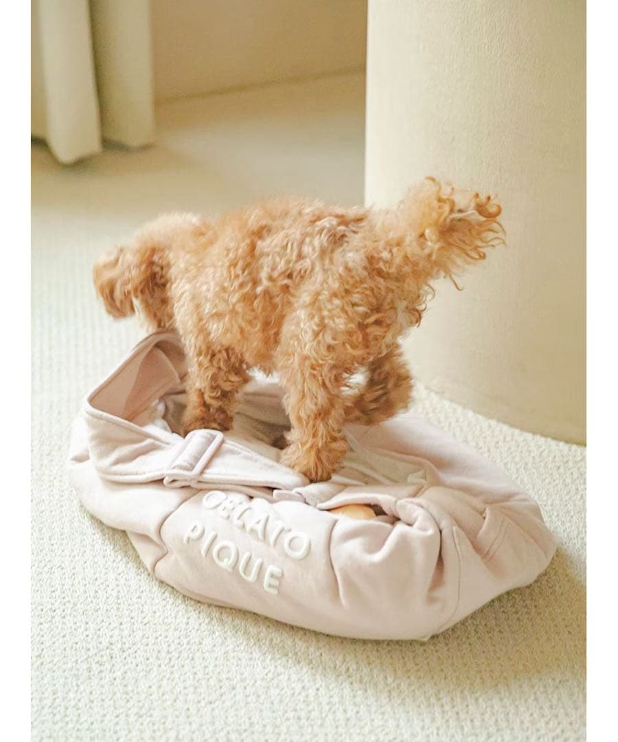 【アップデートタイプ底板クッションあり】ジェラートピケ スリングバッグ ピンク