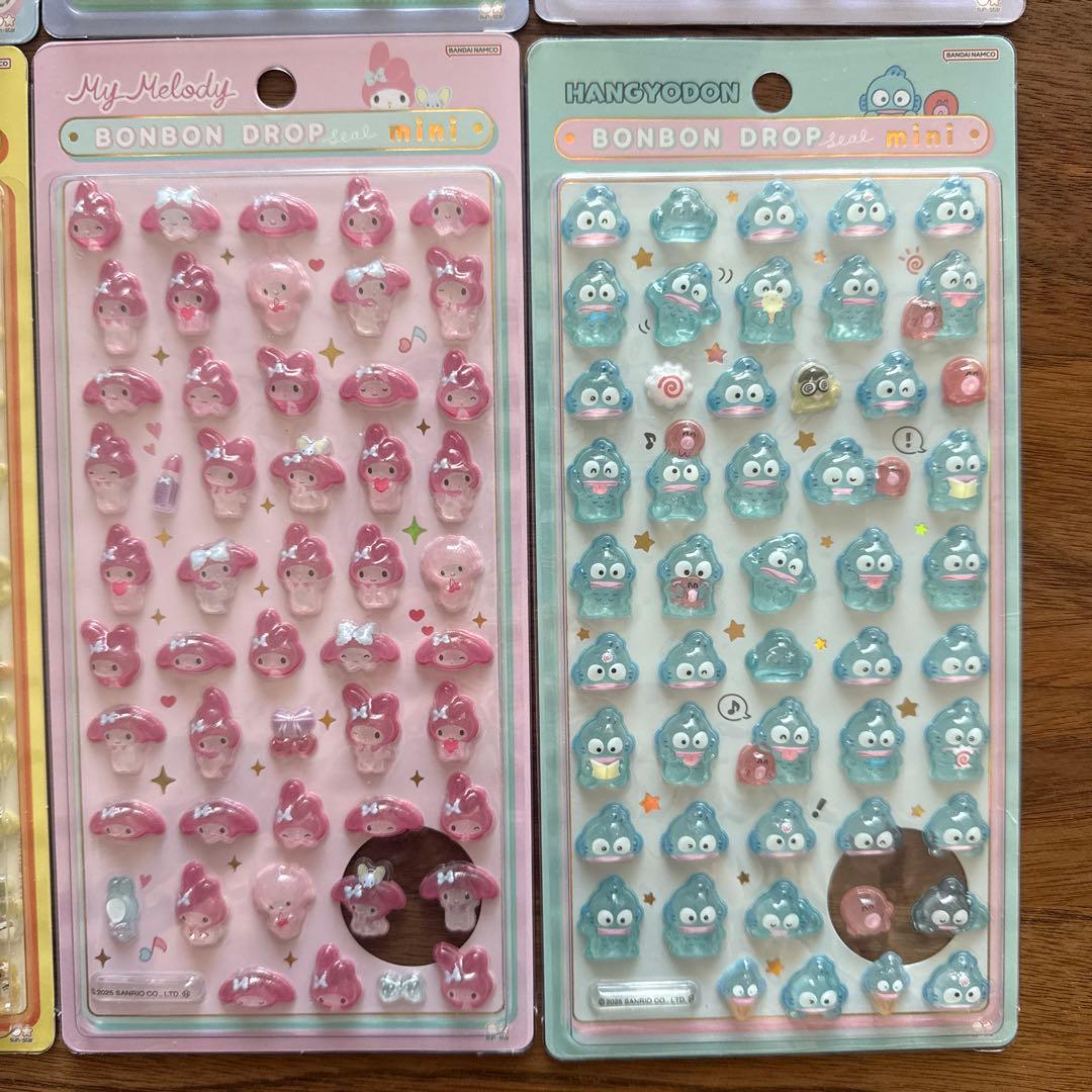 ボンボンドロップシール サンリオミニ 8枚セット