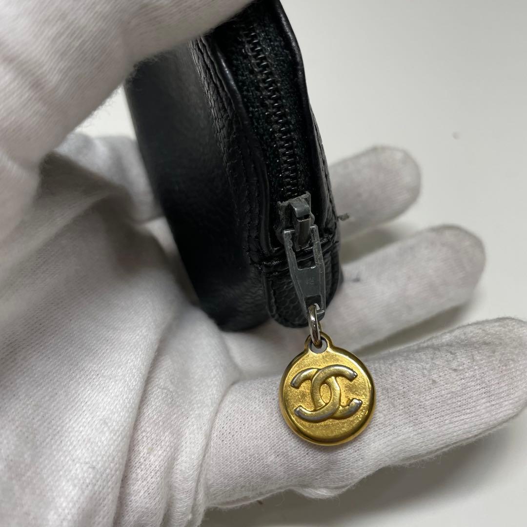 H*A様 CHANEL キャビアスキン　ブラック ケース