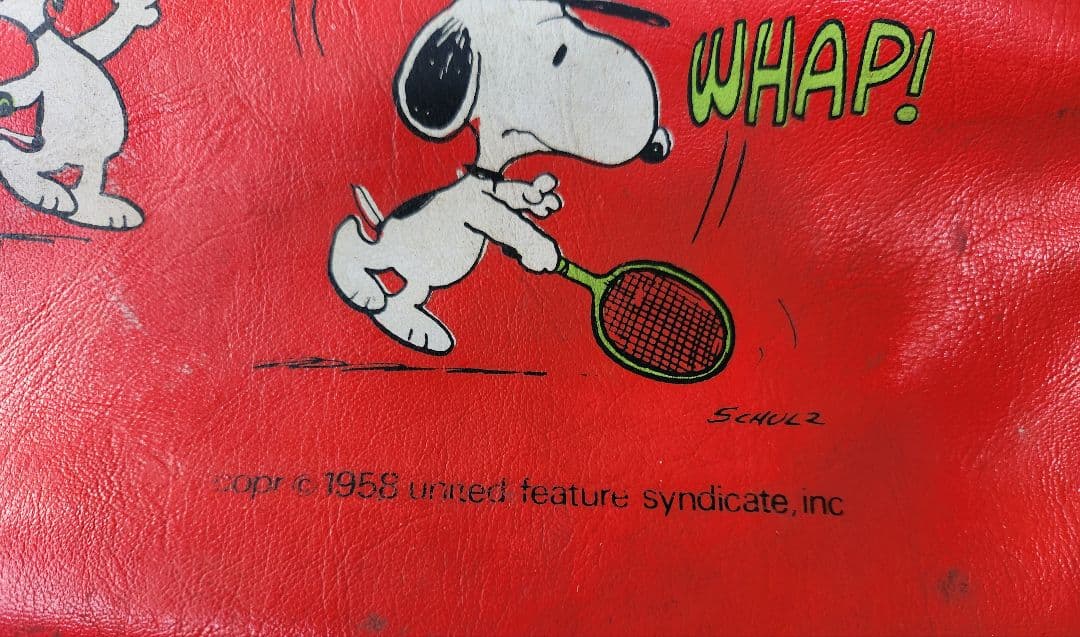 ピーナッツ　スヌーピー　テニス　バッグ　©1958年　50s ヴィンテージ