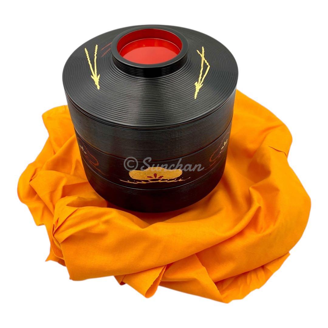 【未使用品】 平安象彦 松寿重 松下電器開業50周年記念品 御重箱 漆器 京漆匠