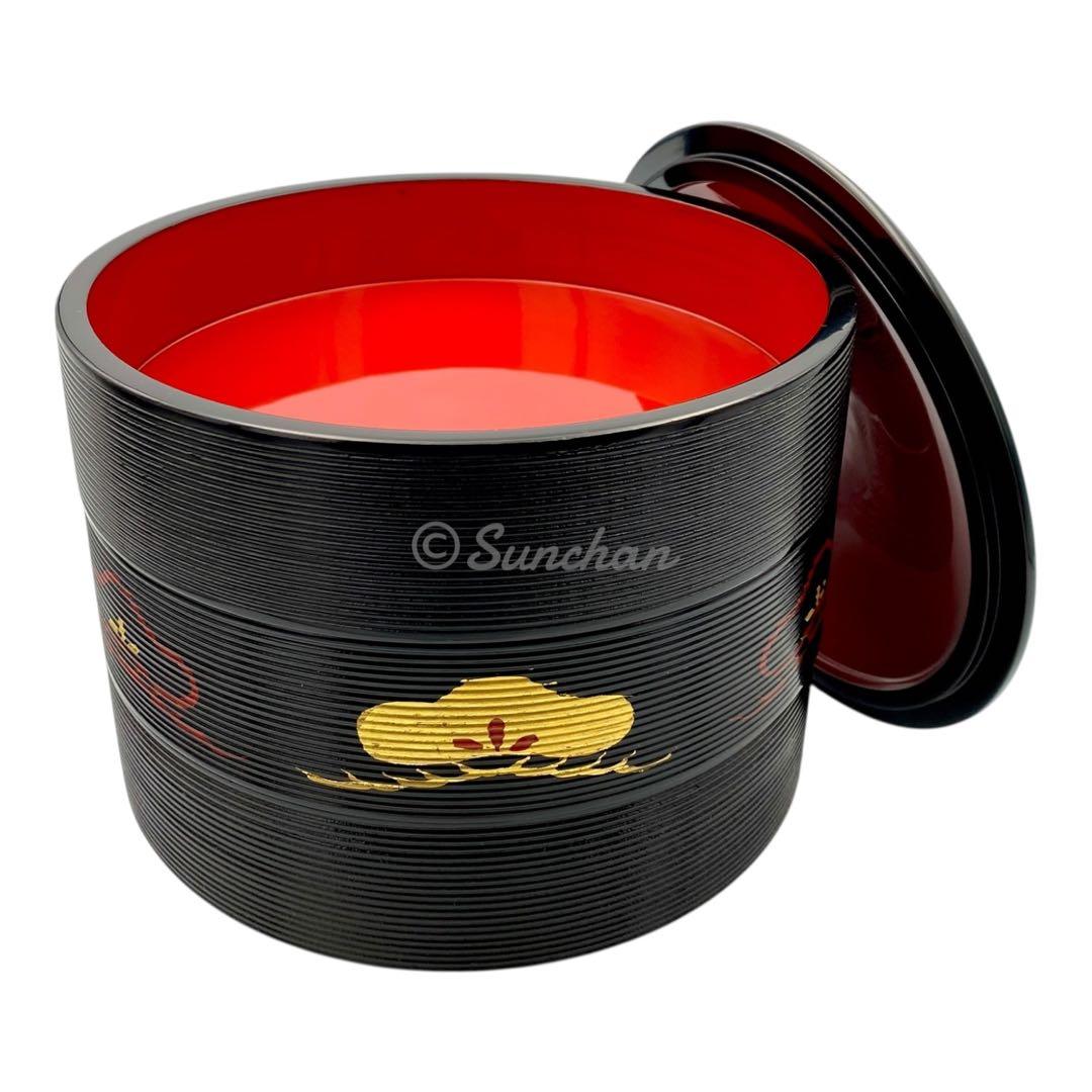 【未使用品】 平安象彦 松寿重 松下電器開業50周年記念品 御重箱 漆器 京漆匠