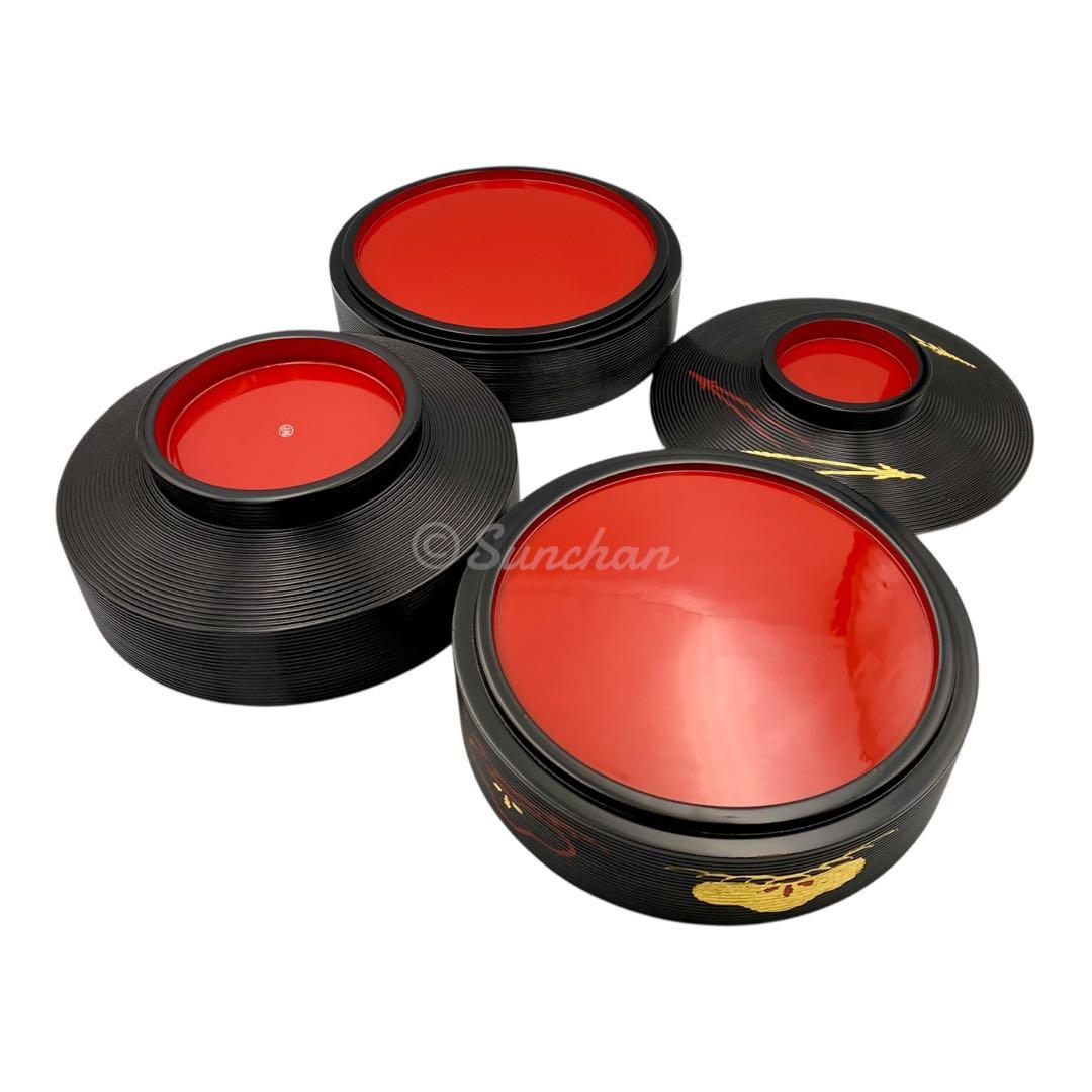 【未使用品】 平安象彦 松寿重 松下電器開業50周年記念品 御重箱 漆器 京漆匠