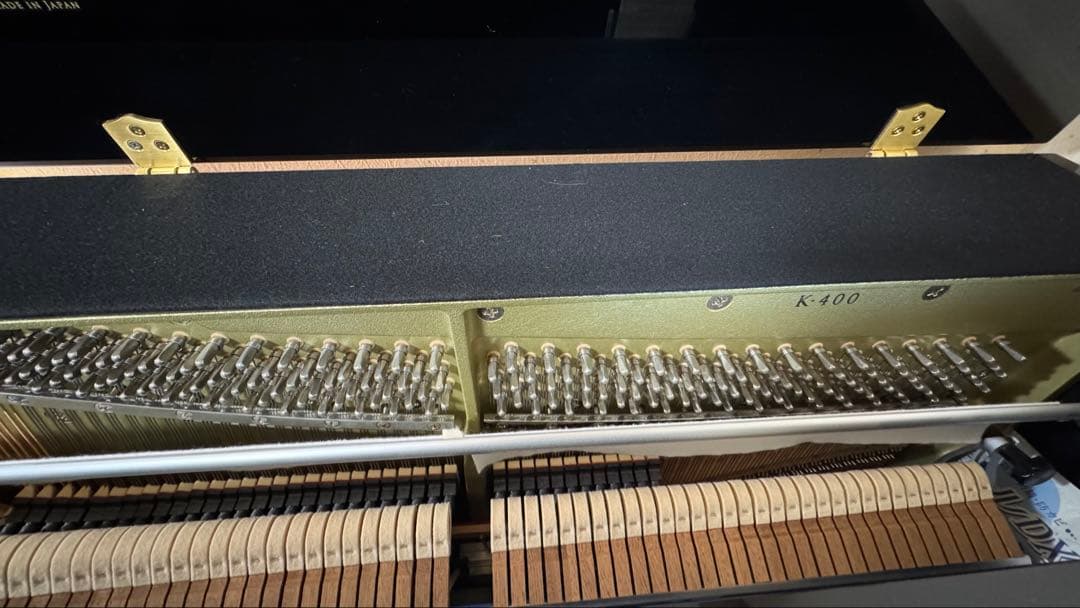KAWAI K400 アップライトピアノ 黒 88鍵