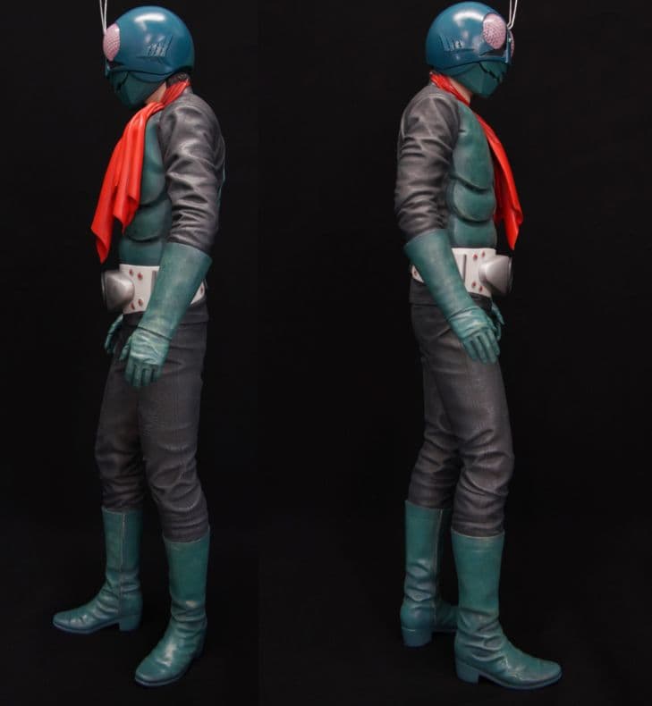 海洋堂　1/4 仮面ライダー旧1号メガソフビキット（新品、未使用）