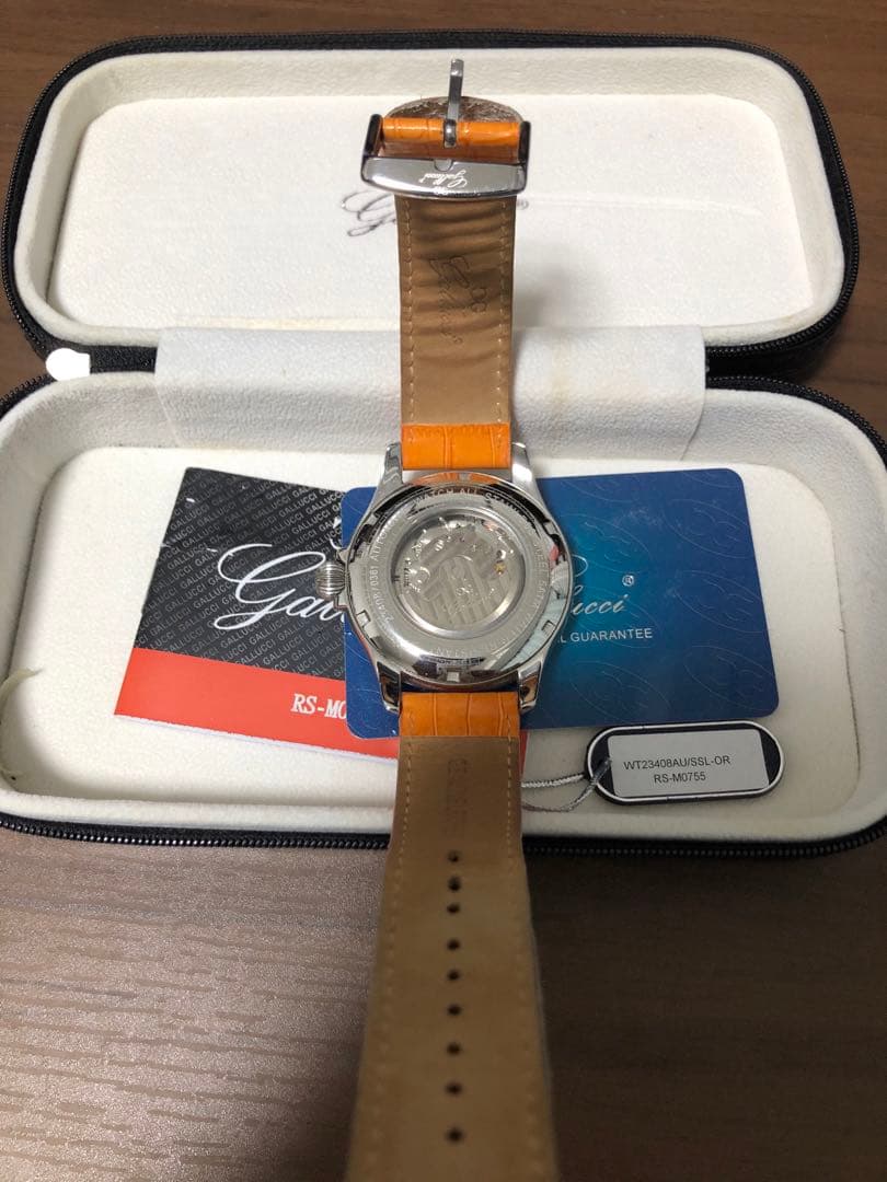 Gallucci 自動巻き時計 WT230408AU/SS-OR