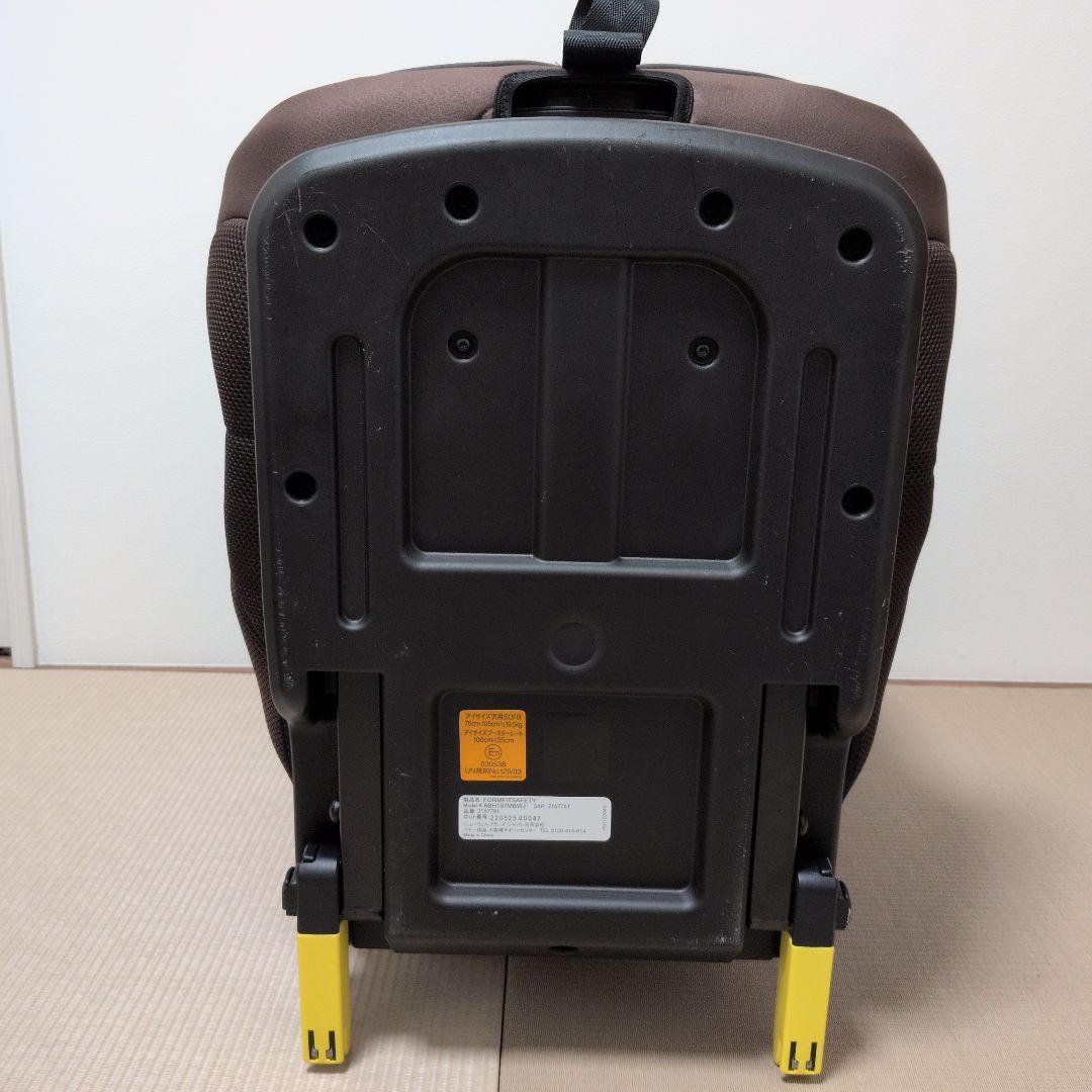 美品Aprica フォームフィットISOFIXセーフティープラス AB ブラウン